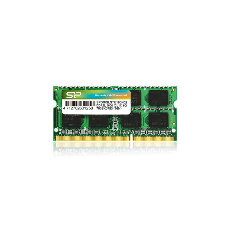 Image of Silicon Power 8GB DDR3L SO-DIMM memory module 1 x 8GB 1600 MHz