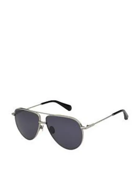 Image of Allsaints All Saints Silver Aviator Sunglass Ilver VWR6J Unisex