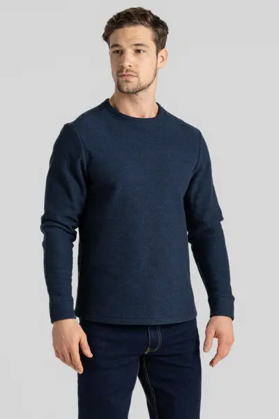 Image of Craghoppers Langdon Crew Neck - Blue M