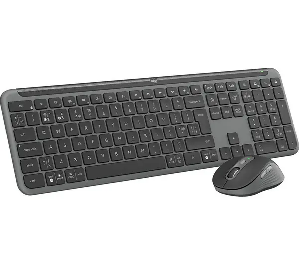 Image of Logitech Signature Slim MK950 Wireless Keyboard & Mouse Set - Graphite 5099206119246