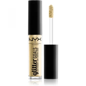 Image of NYX Professional Makeup Glitter Goals Liquid Eyeshadow Industrial Beam