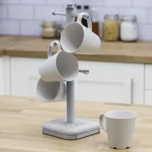 Image of Swan Retro Mug Tree Grey