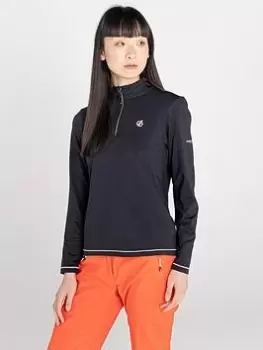 Image of Dare 2b Lowline II Overhead Core Stretch Long Sleeve Top - Black, Size 20, Women