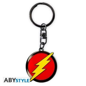 Image of DC Comics - Flash Logo Metal Keyring