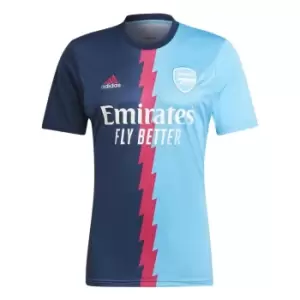 Image of adidas Arsenal Pre Match Shirt 2022 2023 Adults - Blue