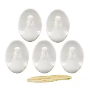 Image of Rolson Adhesive Removable Hooks, 35 x 23mm