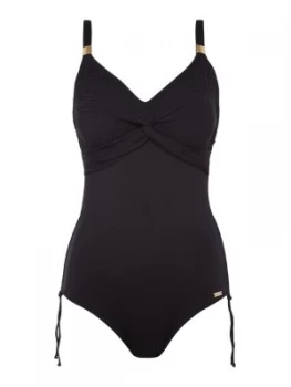Image of Fantasie Ottawa twist front swimsuit Black