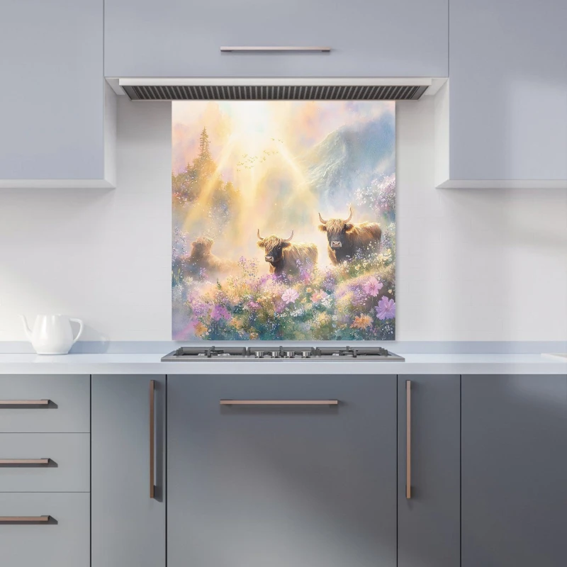Image of Designer Kitchen Splashbacks Ava Sterling: 00021 Kitchen Splashback Size: 600mm x 750mm Multicolor Unisex 600mm x 750mm