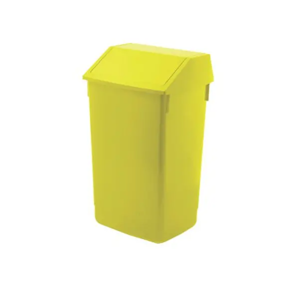 Image of Addis Addis Fliptop Bin 60 Litre Yellow AG813423 AG813423