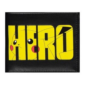 Image of POKEMON Pikachu Olympics Hero Bi-fold Wallet - Black