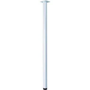 Image of Wickes Round Furniture Leg - White 32 x 800mm