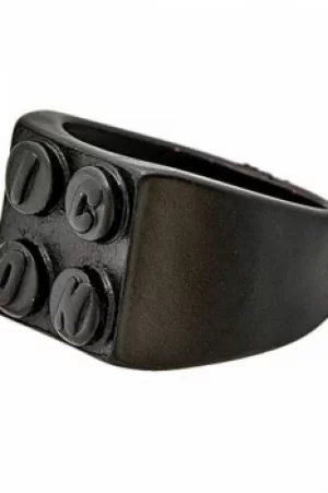 Image of Icon Brand Jewellery Building Block Ring JEWEL P1067-R-BLK-MED