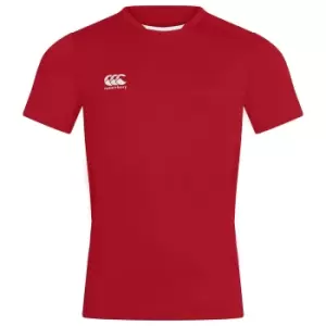 Image of Canterbury Unisex Adult Club Dry T-Shirt (L) (Red)