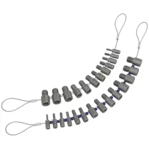 Image of Sealey AK70NBC Thread Checker Nut & Bolt Checker Imperial/Metric