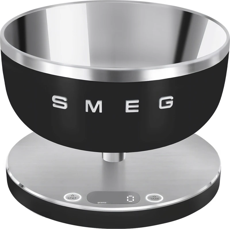 Image of Smeg KSC01BLMWW Kitchen Scales - Matt Black