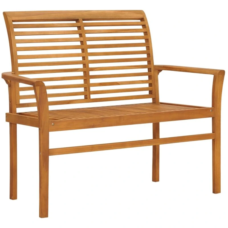 Image of VIDAXL Garden Bench 112cm Solid Teak Wood Vidaxl 47407