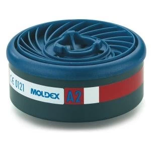 Image of Moldex A2 70009000 Particulate Filter EasyLock System Blue Ref M9200