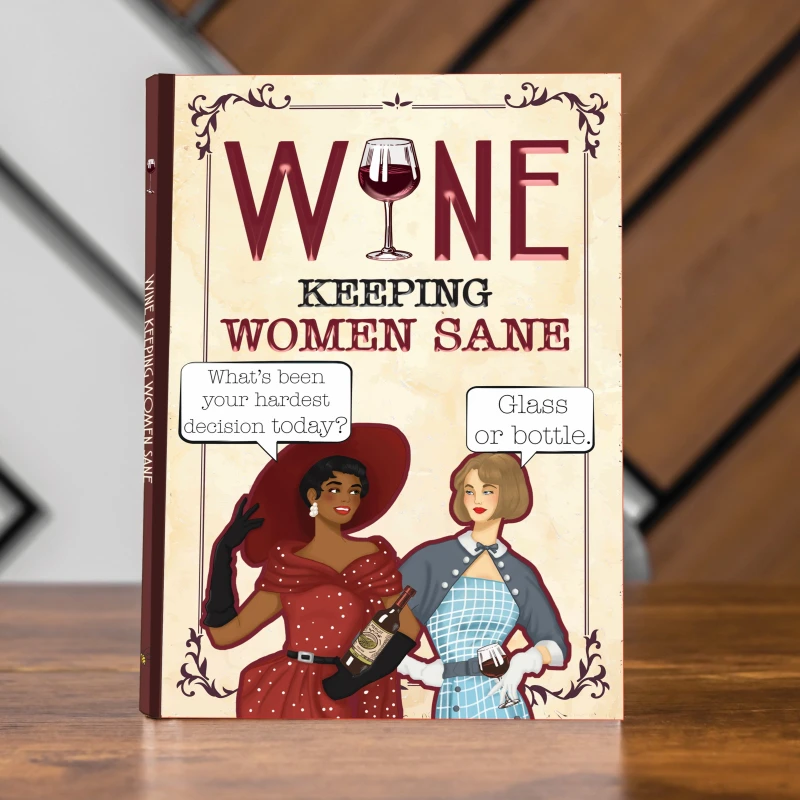 Image of Boxer Gifts Wine - Keeping Women Sane Book Multi female