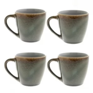 Image of HESTIA Set of 4 Reactive Glaze Coffee Mugs