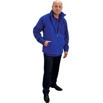 Image of F400 XXL Royal Blue Microfleece Jacket - Tuffsafe