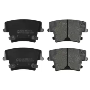 Image of Brake Pad Set 116109 by Febi Bilstein Rear Axle
