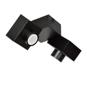 Image of Optix Black Angled Surface Mounted Downlight 2x GU10