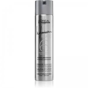 Image of LOreal Professionnel Infinium Pure Hypoallergenic Hair Spray Strong Firming Fragrance Free 300ml
