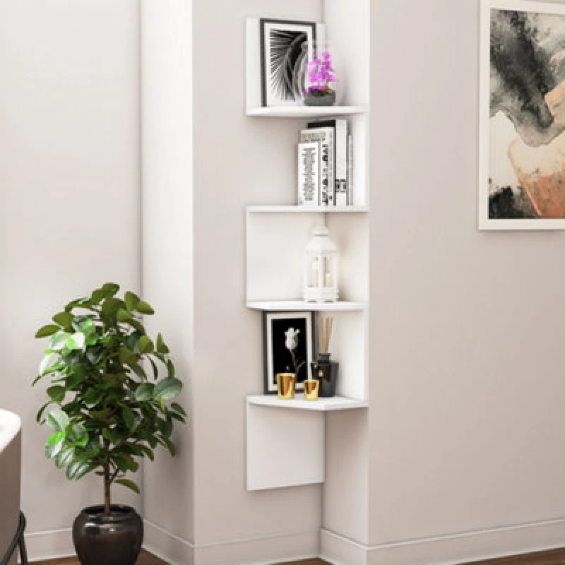 Image of Decorotika Modern Desaldo Wall Shelf White