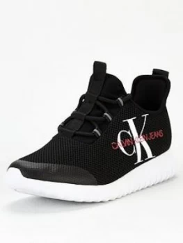 Image of Calvin Klein Jeans Reiland Runner Trainers - Black