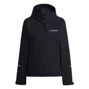 Image of adidas Terrex Multi RAIN. RDY 2-Layer Rain Jacket Womens - Black