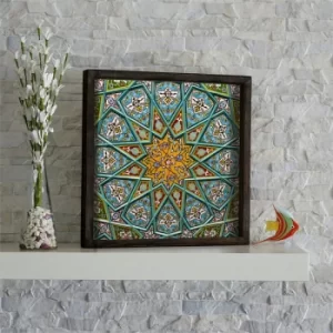 Image of KZM653 Multicolor Decorative Framed MDF Painting