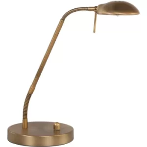 Image of Sienna Biron Desk Task Lamp Bronze Brushed, Glass Matt