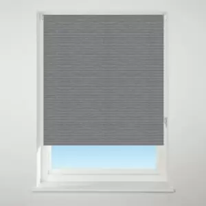 Image of Universal Texture Stripe Charcoal Roller Blind Charcoal