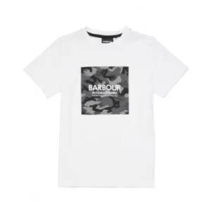Image of Barbour International Kids White Harley T-Shirt