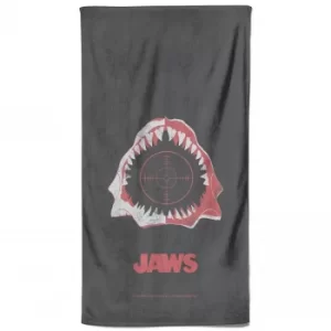 Image of Jaws Print Bath Towel