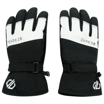 Image of Dare2B Unbeaten Waterproof Ski Gloves - Black/White