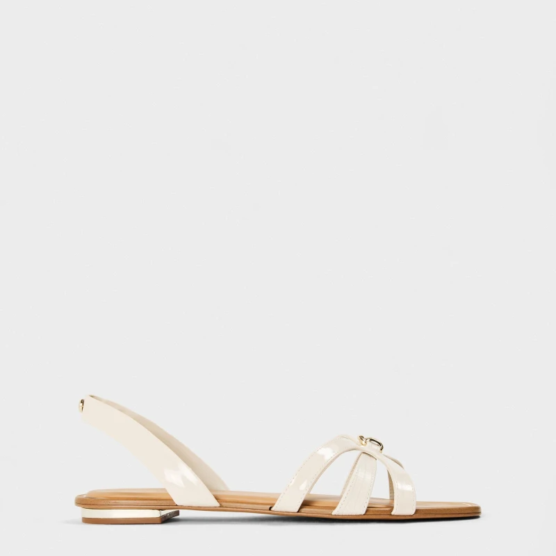 Image of Aldo Womens Marassita Flat Sandals Other White female 4 (37)