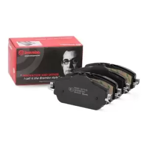 Image of BREMBO Brake pad set MERCEDES-BENZ P 50 118 0004208700,0084203620,A0004208700 A0084203620