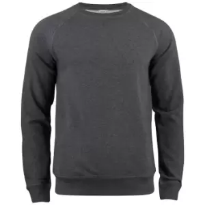 Image of Clique Mens Premium Melange Sweatshirt (L) (Anthracite)