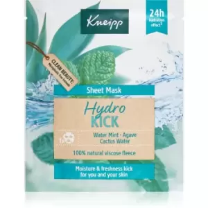 Image of Kneipp Sheet Mask Hydro Kick Moisturising face sheet mask 1 pc