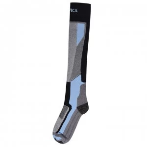 Image of Nevica Banff 1 Pack Socks Ladies - Black/Aqua