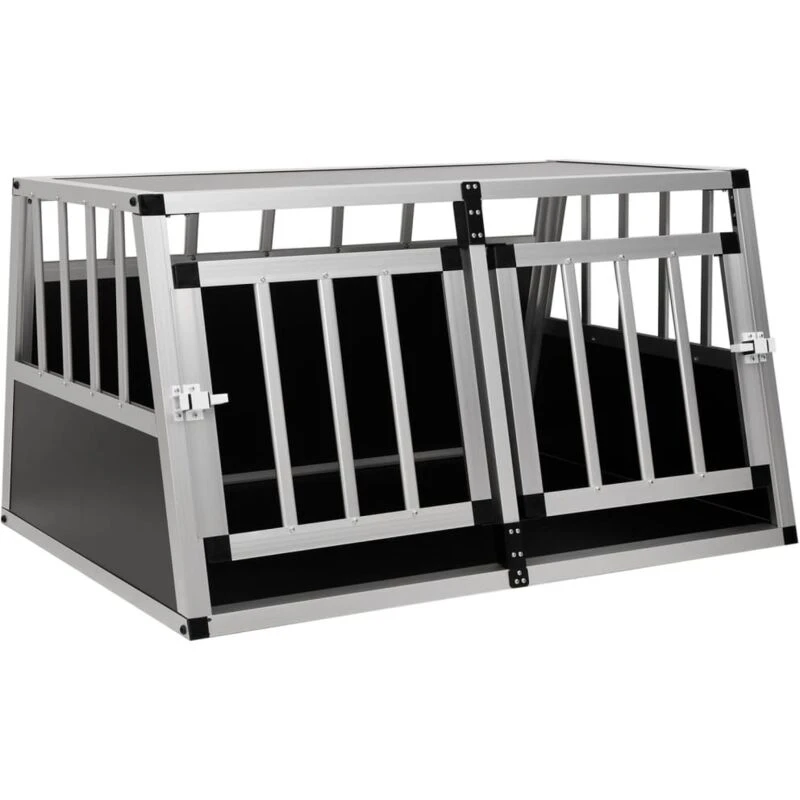 Image of VIDAXL Dog Cage with Double Door 89x69x50cm Vidaxl 8718475712343