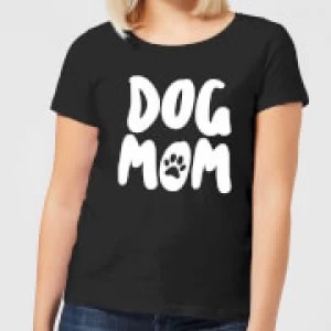 Image of Dog Mom Womens T-Shirt - Black - 4XL