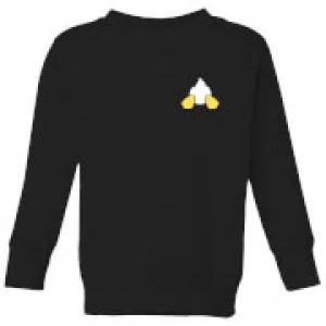 Image of Disney Donald Duck Backside Kids Sweatshirt - Black - 3-4 Years
