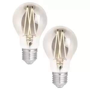 Image of 4lite WiZ Connected LED SMART E27 Filament Light Bulbs - Smoky - Pack of 2