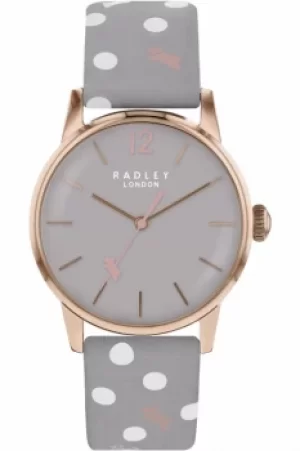 Image of Ladies Radley Vintage Dog Dot Watch RY2564