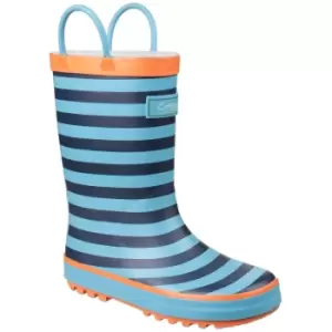 Image of Cotswold Boys & Girls Captain Stripy Light Welly Wellington Boots UK Size 8.5 (EU 25.5, US 9.5)