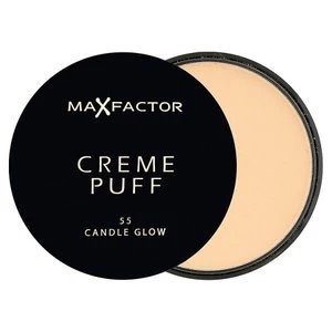 Image of Max Factor Creme Puff Powder Compact Candle Glow 55 Nude