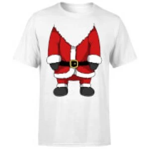 Image of Santa T-Shirt - White - 5XL