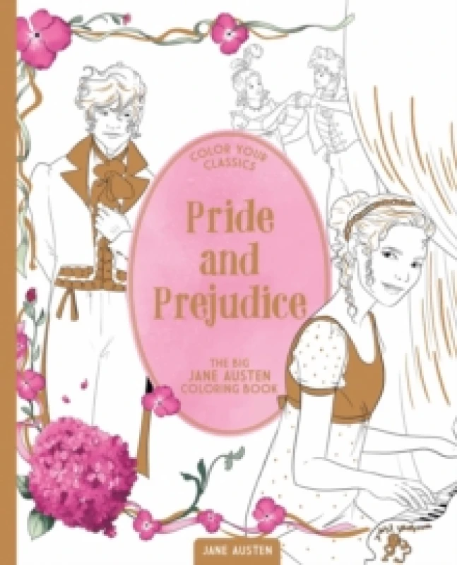 Image of Color Your Classics Pride and Prejudice : The Big Jane Austen Coloring Book Paperback / softback